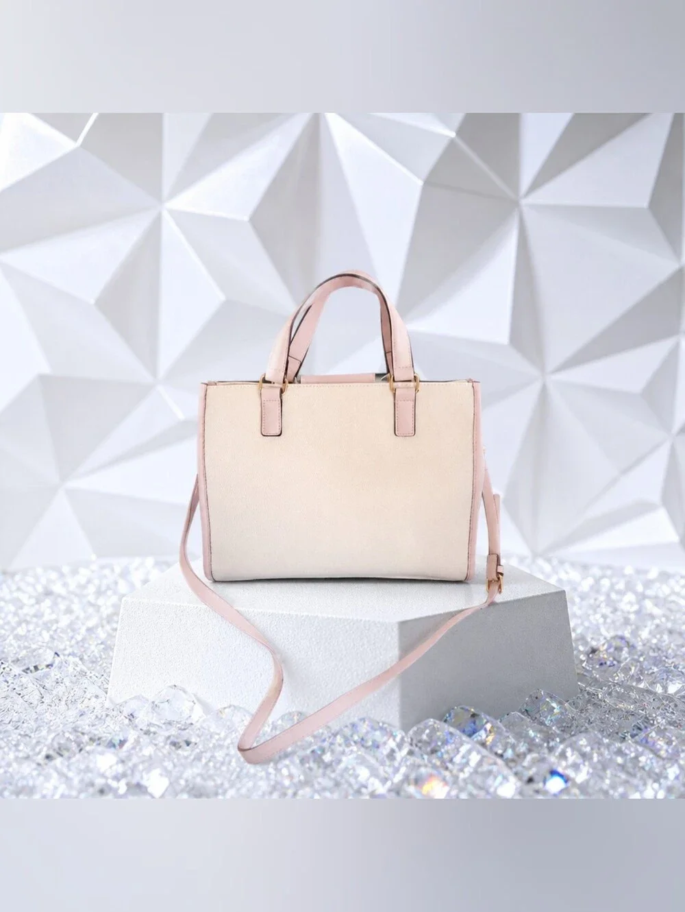 Juicy Couture Pink Cream Strawberry Tote Bag